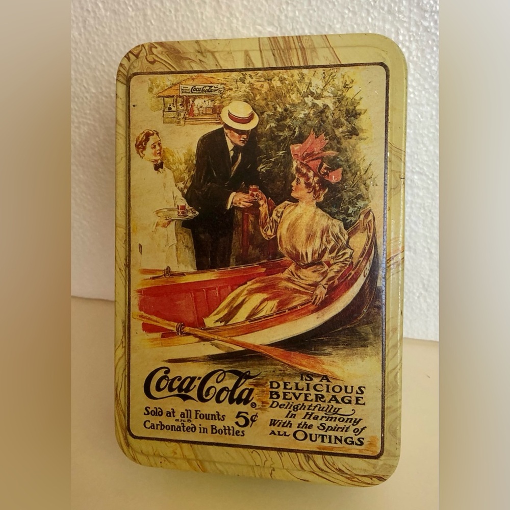 Coca-Cola Collectible Tin with Red Logo